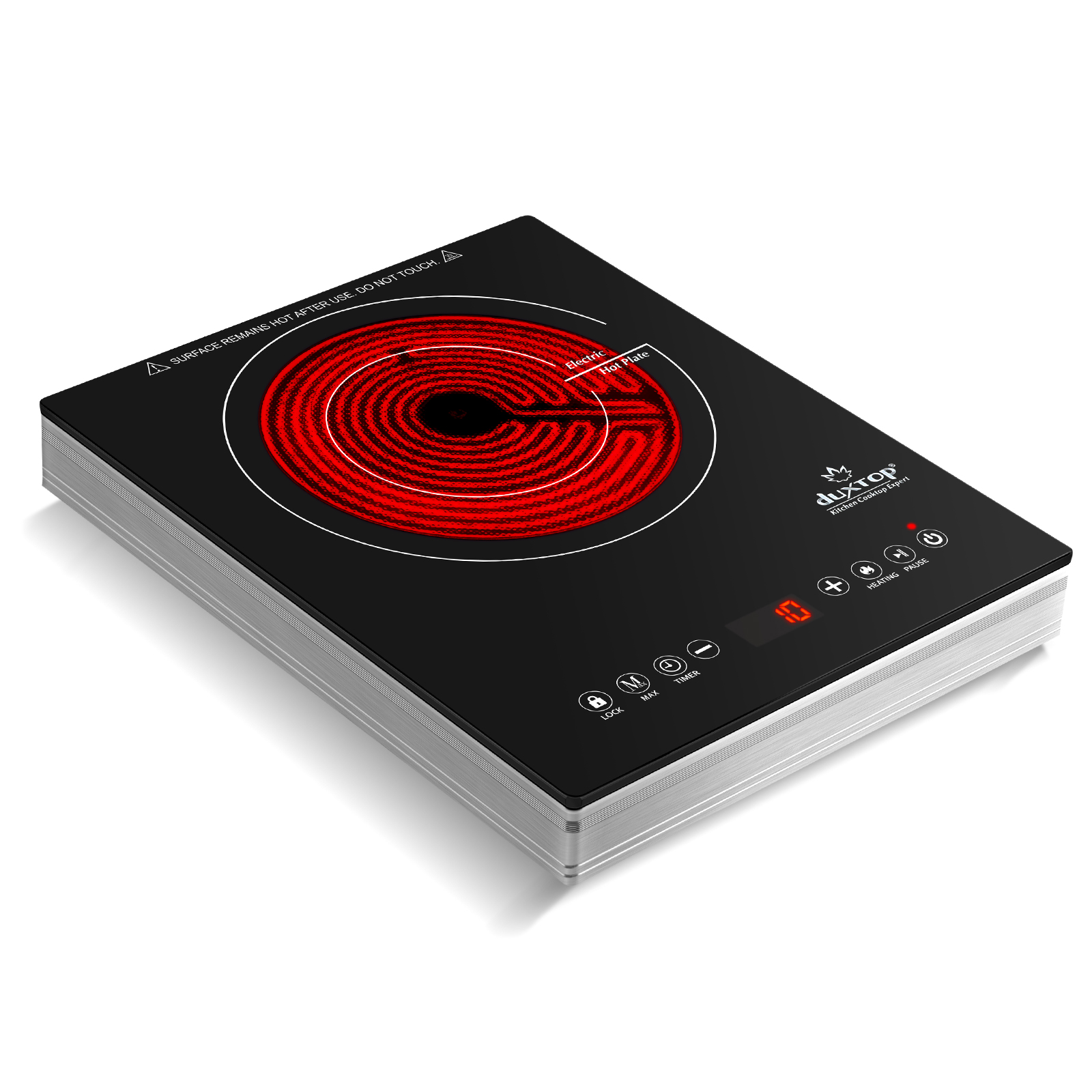 Single Burner Electric Cooktop Electric Hot Plate Electric Stove Top Home  Cooker