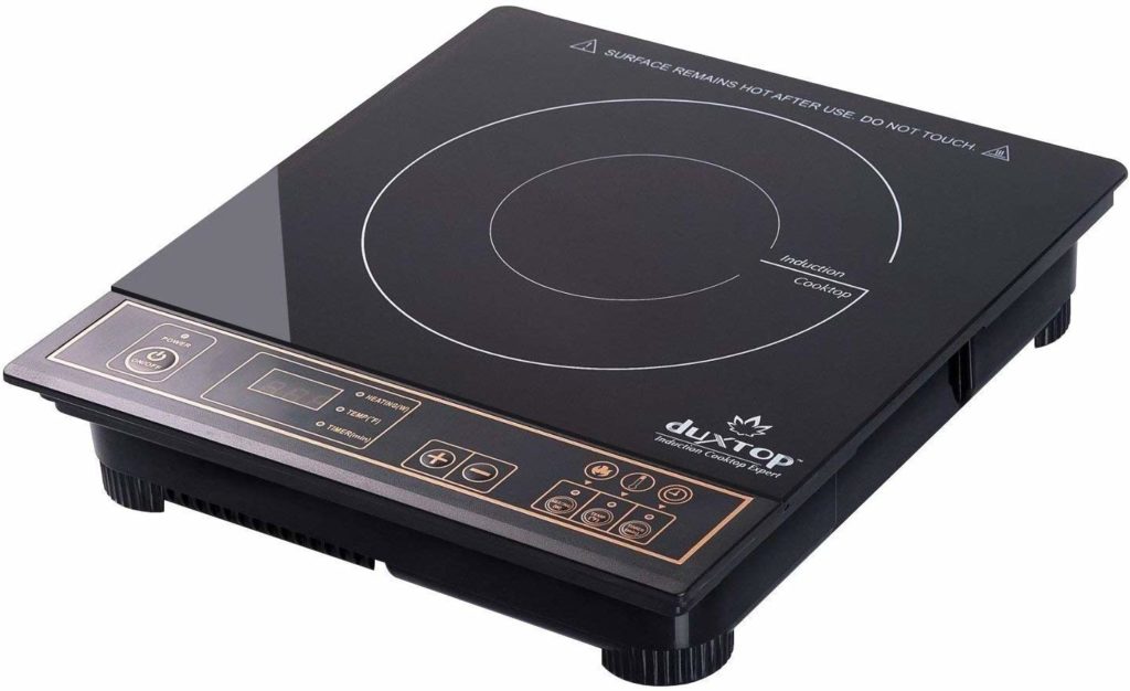 Duxtop 1800W Portable Induction Cooktop Countertop Burner, Gold The