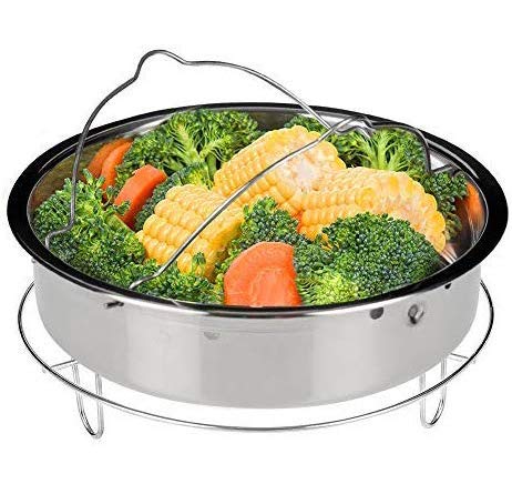 Secura Stainless Steel 6-quart Electric Pressure Cooker Steam Rack Steamer  Basket Insert Set - The Secura