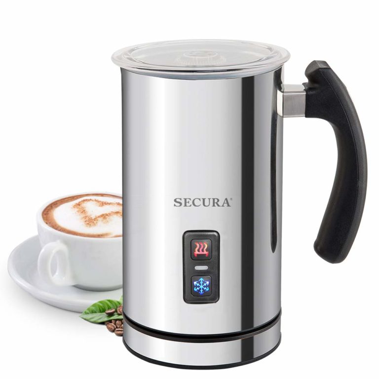 Secura Electric Milk Frother, Automatic Milk Steamer Warm or Cold Foam