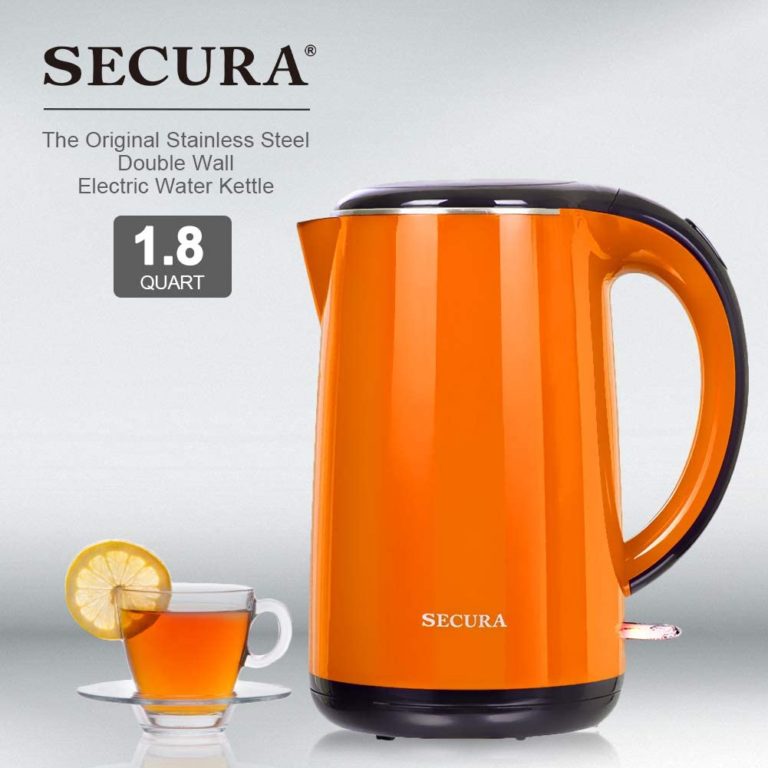 Electric Water Kettle Secura The Original Stainless Steel Double