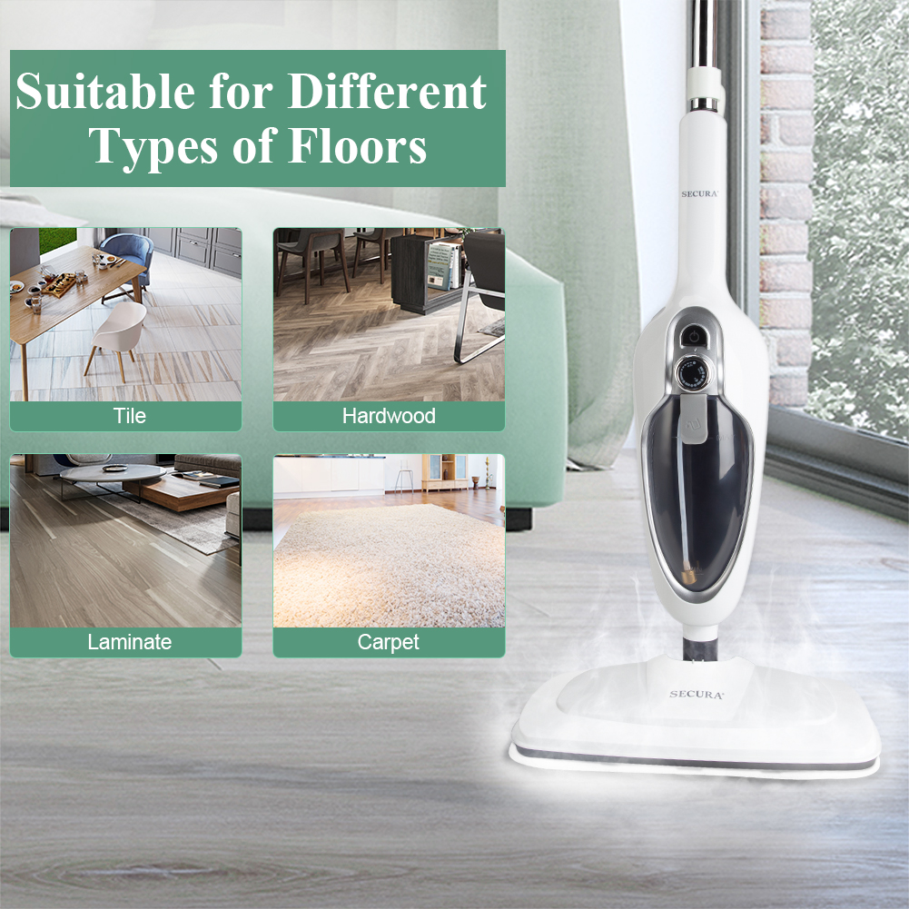 10-in-1 steam scrubber broom, Steam mop 10 in 1