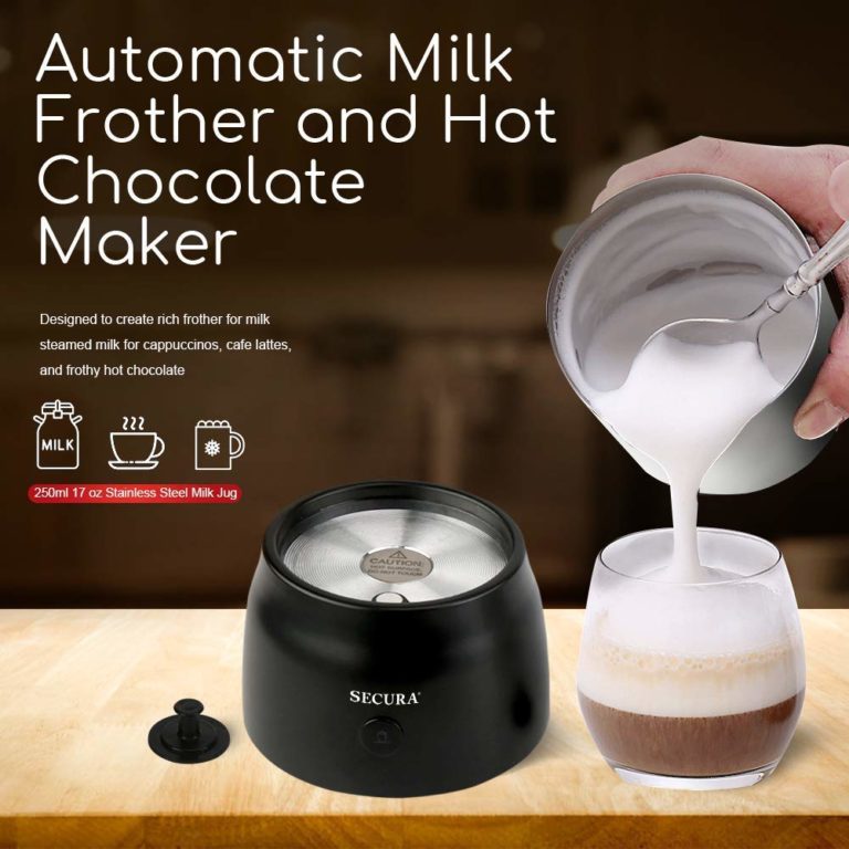 Secura Electric Automatic Milk Frother and Hot Chocolate Maker Machine