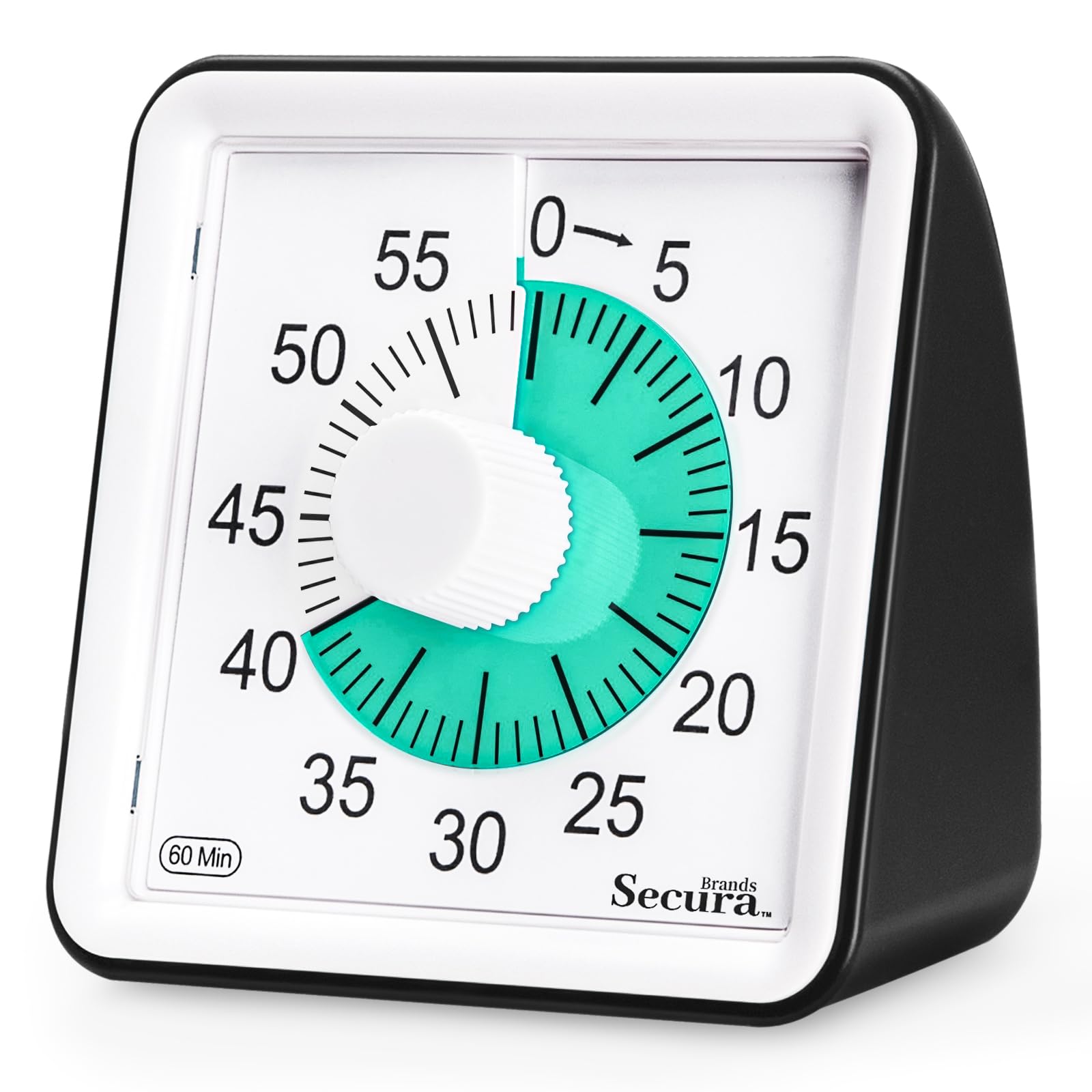 Secura 60-Minute Visual Countdown Timer for Kids & Adults, Classroom ...