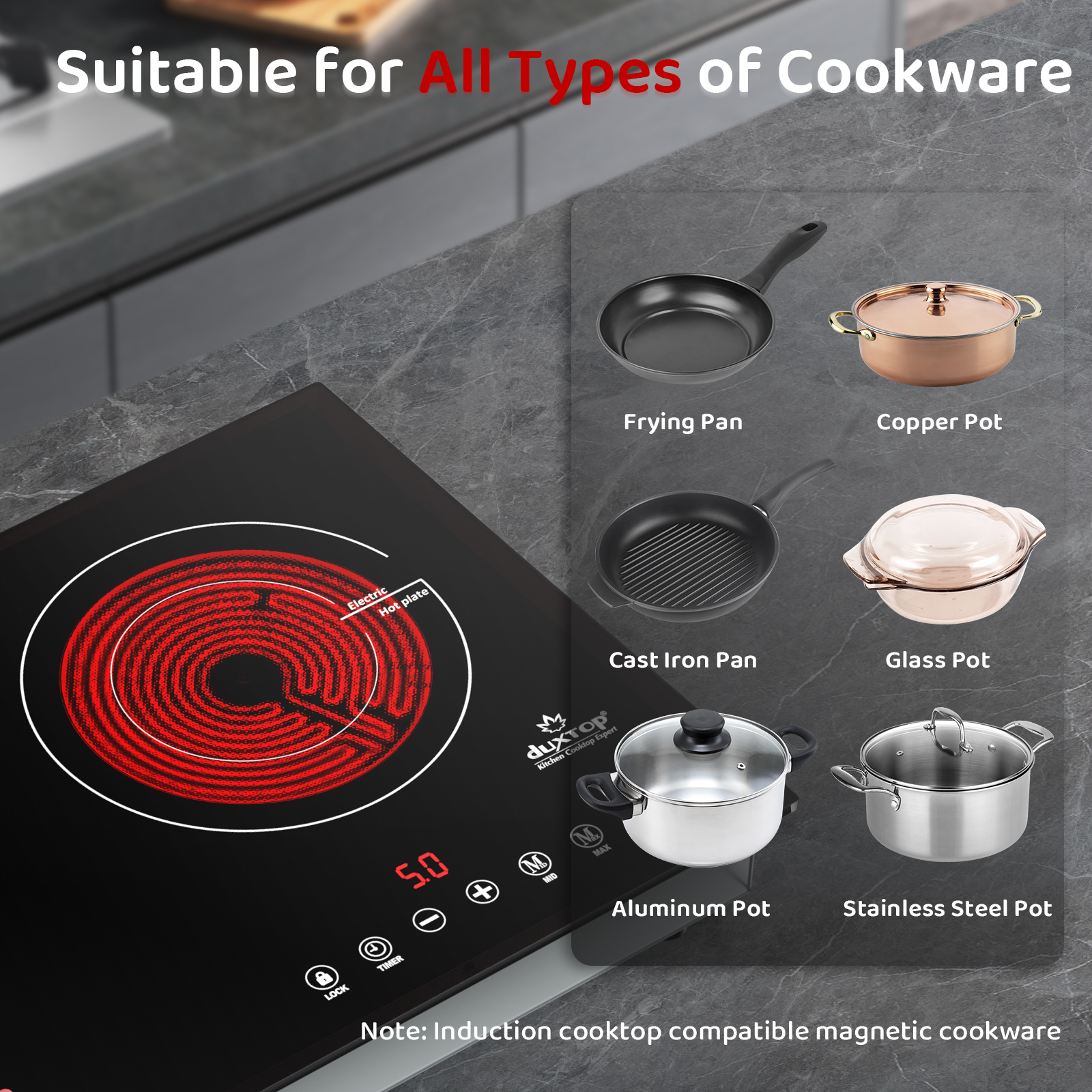 Induction Vs. Infrared Cooktop