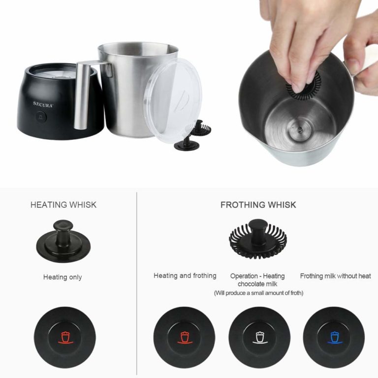 Secura Electric Automatic Milk Frother and Hot Chocolate Maker Machine