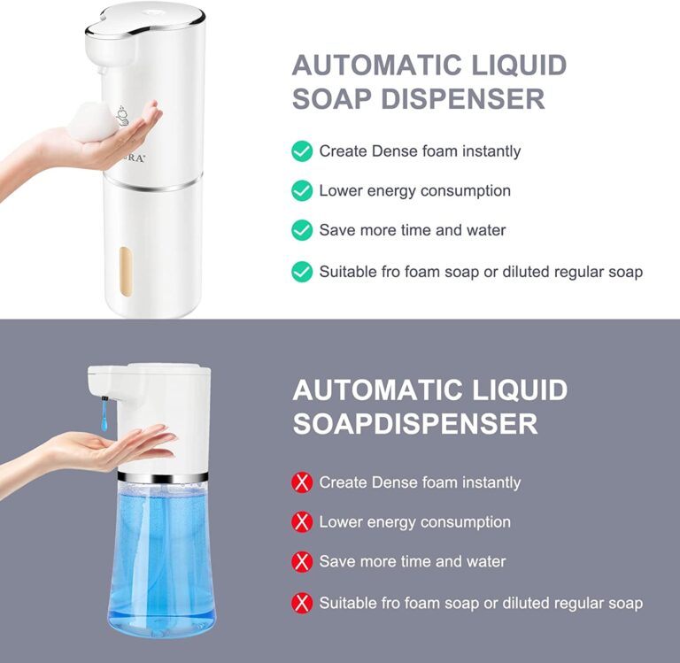 Secura Foaming Soap Dispenser, 10oz/300ml Touchless Automatic Soap Dispenser with Adjustable