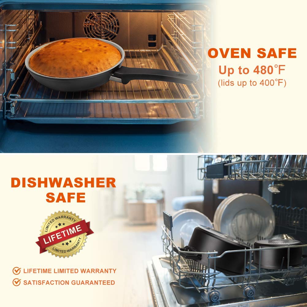 dishwasher and oven safe cookware