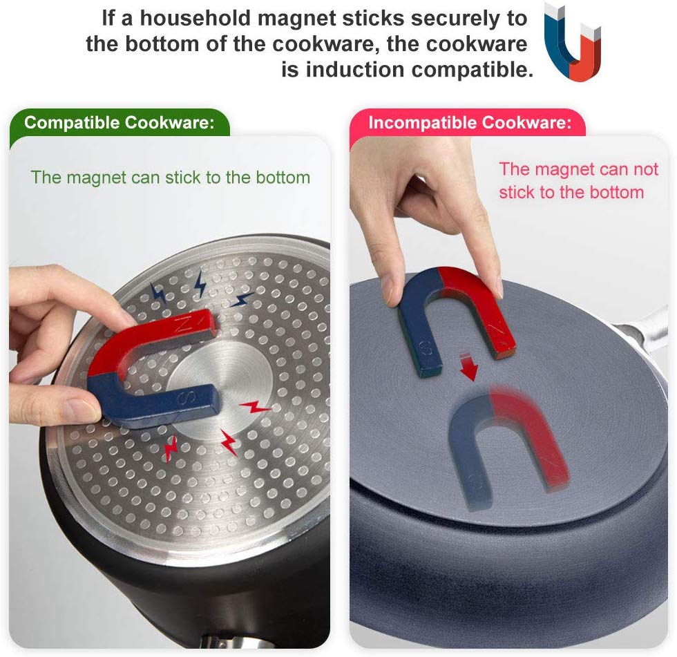 Duxtop 1800W Portable Induction Cooktop Countertop Burner, Gold The