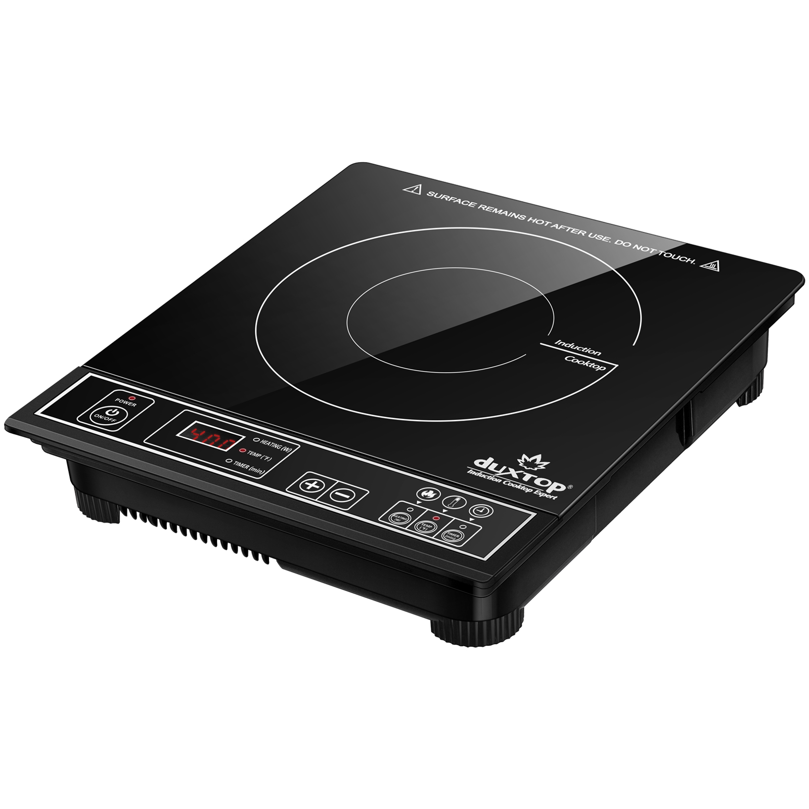 Duxtop 1800W Portable Induction Cooktop Countertop Burner, Silver  8120MC/BT-180G3 - The Secura