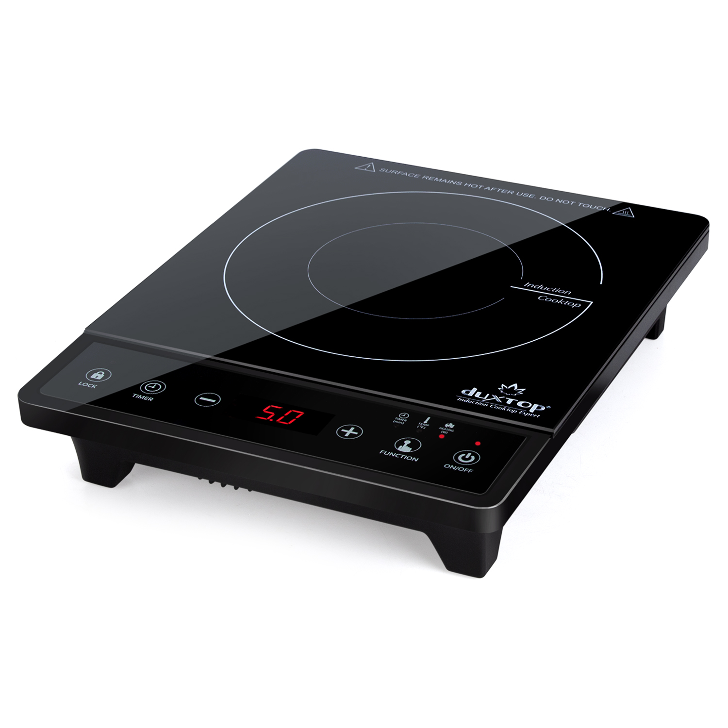 Duxtop Portable Induction Cooktop, Countertop Burner, Induction Burner with  Timer and Sensor Touch, 1800W 8500ST - The Secura