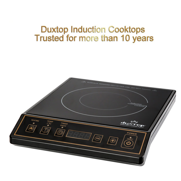 Duxtop 1800W Portable Induction Cooktop Countertop Burner, Gold 9120MC/BTM20B The Secura