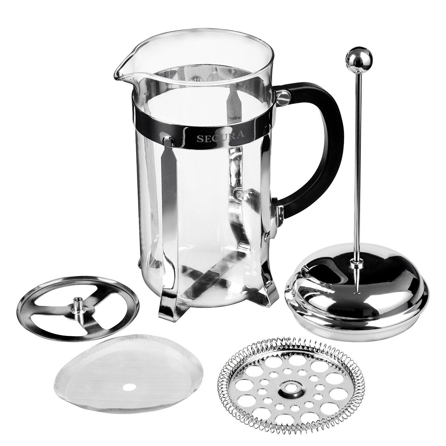 Secura 1 Liter French Press Coffee Maker 34 Ounce Secura 1 Liter French Press Coffee Maker 34 Ounce