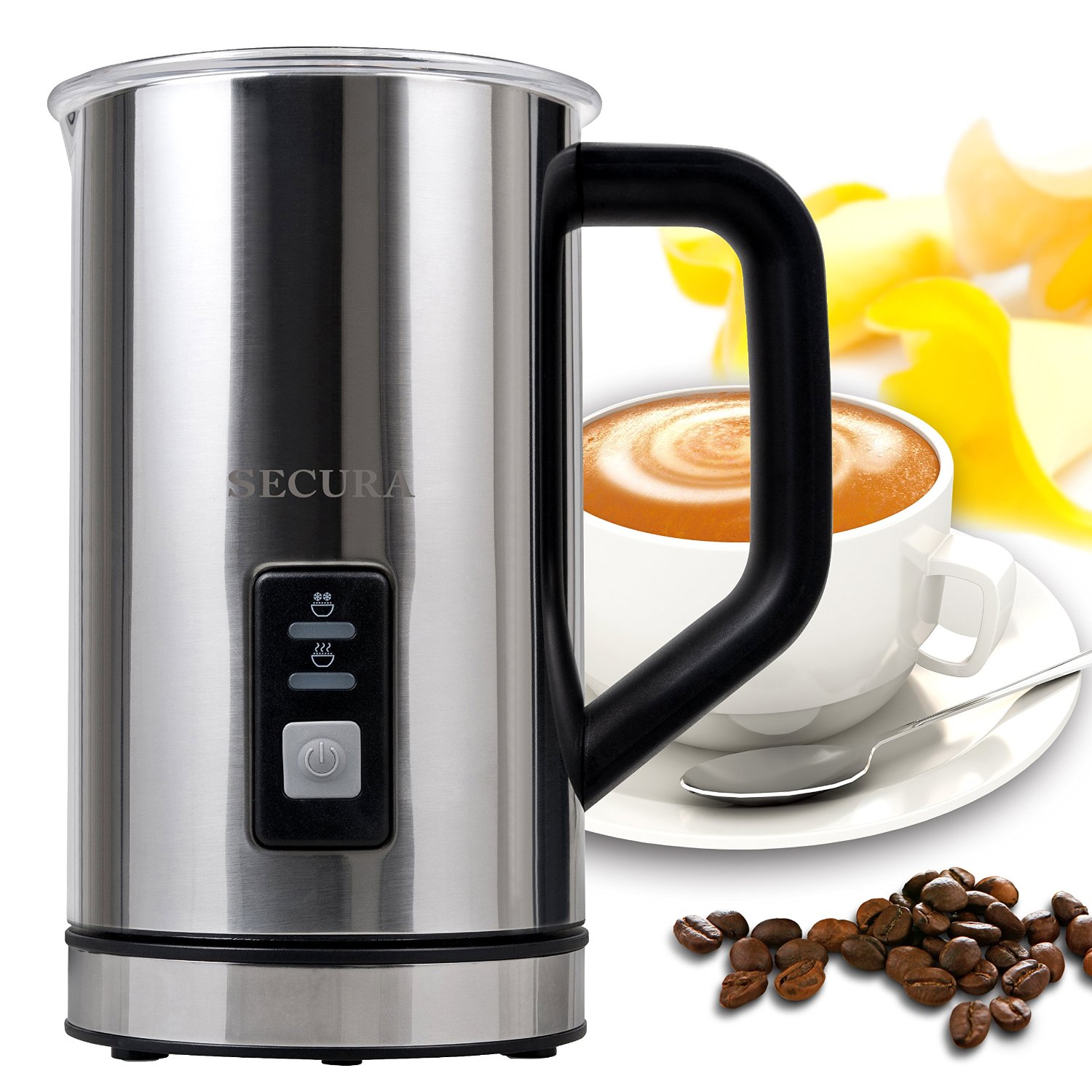 Secura MMF-015 Automatic Electric Milk Frother and Warmer 250ml - The Secura