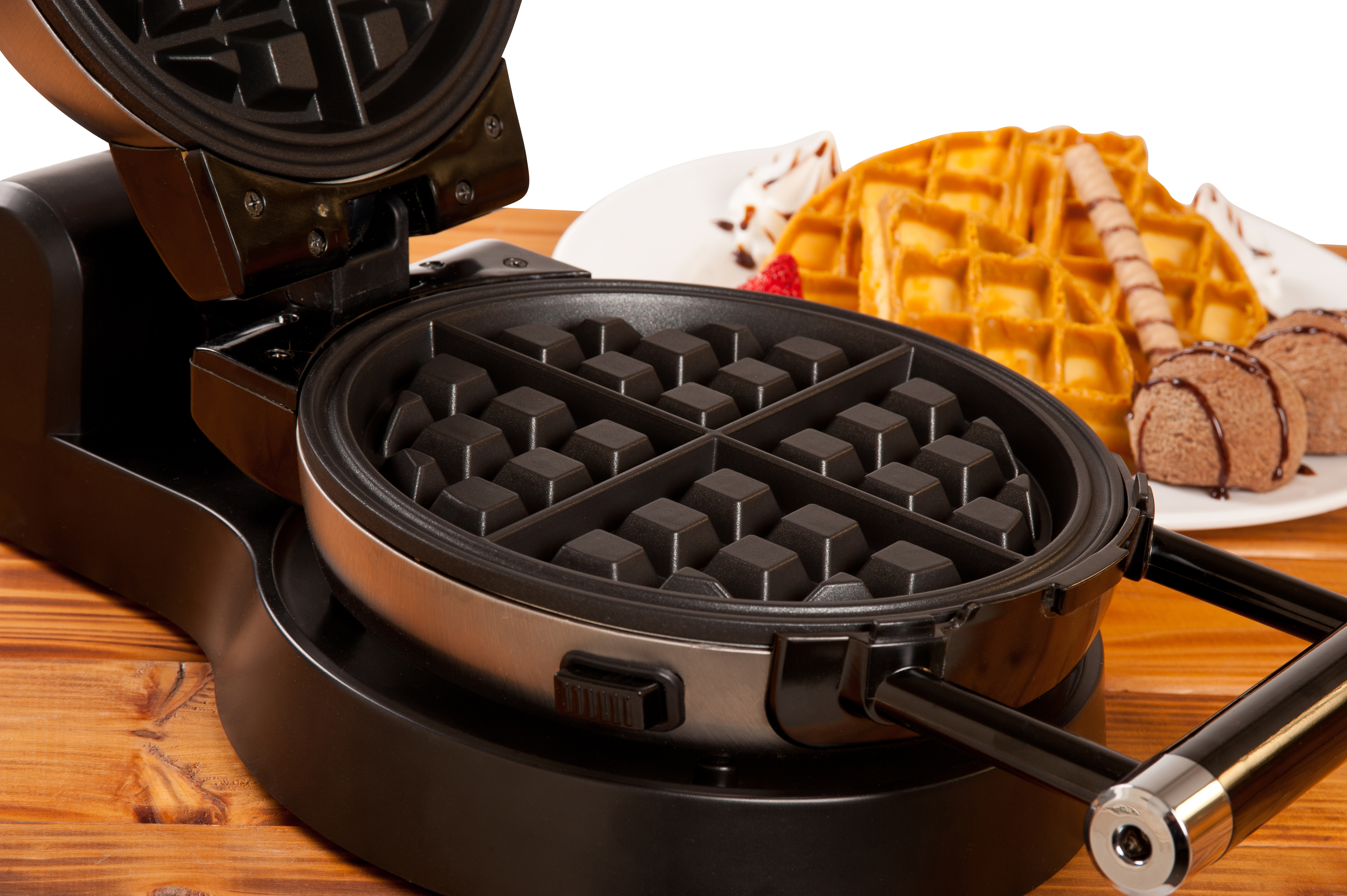 double waffle maker with removable plates