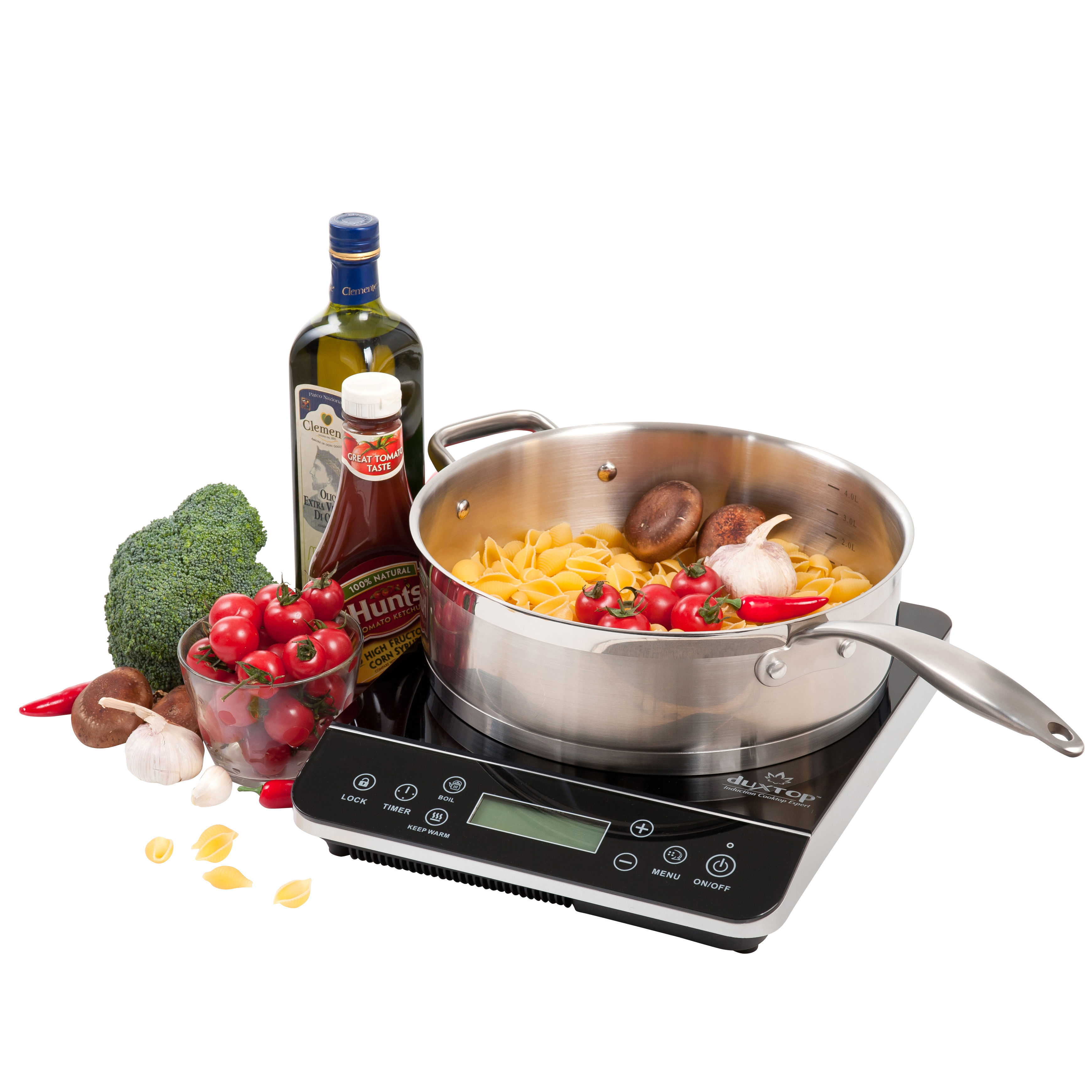 Duxtop Lcd 1800 Watt Portable Induction Cooktop Countertop Burner